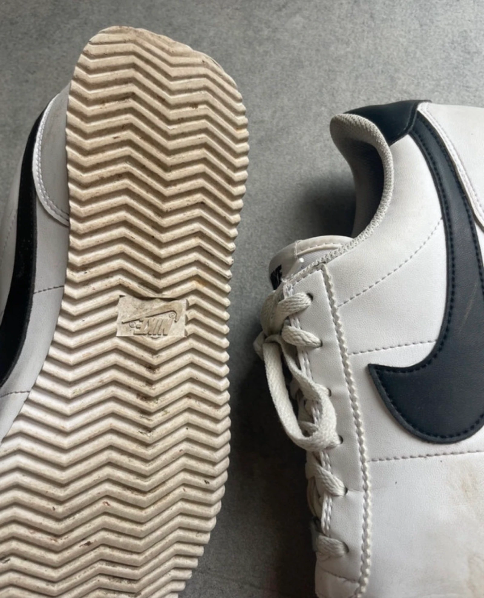 White Nike Cortez Lace-Up Sneaker – photo 6
